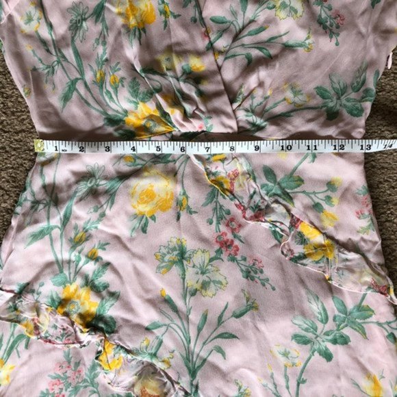 Zara Ruffled Floral Print Dress - Picture 6 of 8